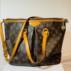 Louis Vuitton Authentic PM Monogram Canvas Tote Palermo